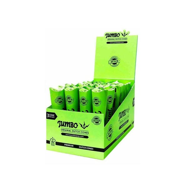 Jumbo Food, Beverages & Tobacco Jumbo King Sized Premium Dutch Cones Pre-Rolled  - Green