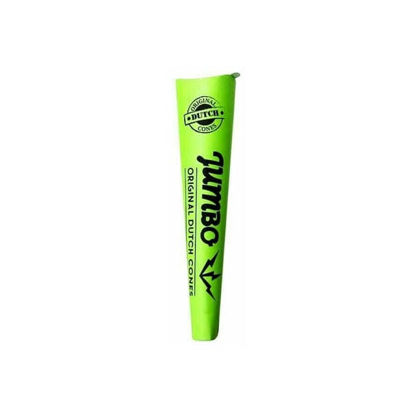 Jumbo Food, Beverages & Tobacco x1 Jumbo King Sized Premium Dutch Cones Pre-Rolled  - Green