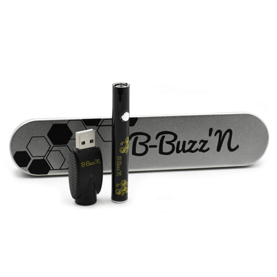 Just CBD CBD Products Black B-Buzz'n 510 Thread Vape Pen