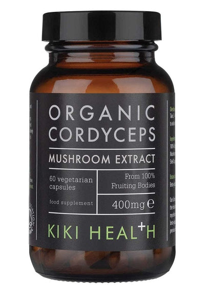 KIKI Health Cordyceps Extract Organic, 400mg - 60 vcaps