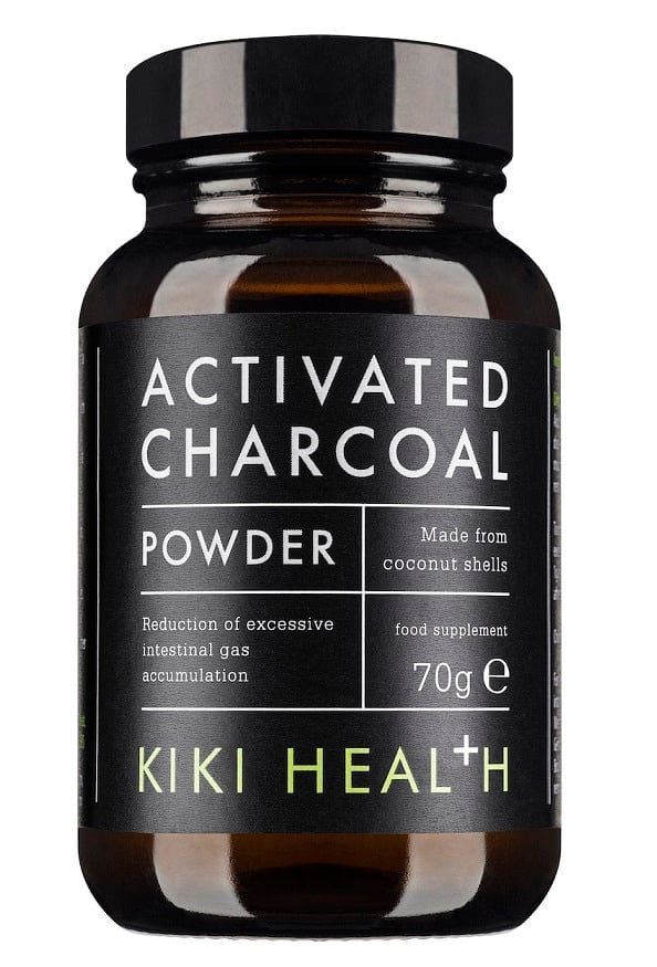 KIKI Health Health and Wellbeing Activated Charcoal, Powder - 70 grams