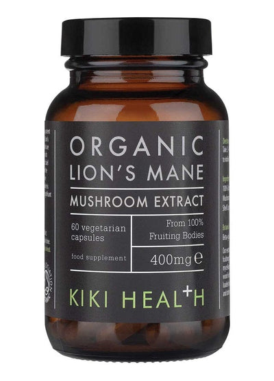 KIKI Health Health and Wellbeing Lion's Mane's Extract, 400mg - 60 vcaps