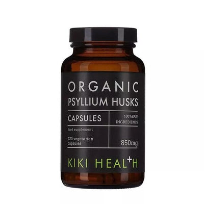KIKI Health Psyllium Husks Organic - 120 vcaps