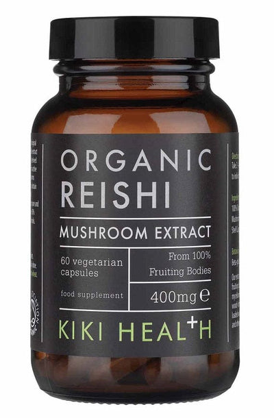KIKI Health Reishi Extract Organic, 400mg - 60 vcaps