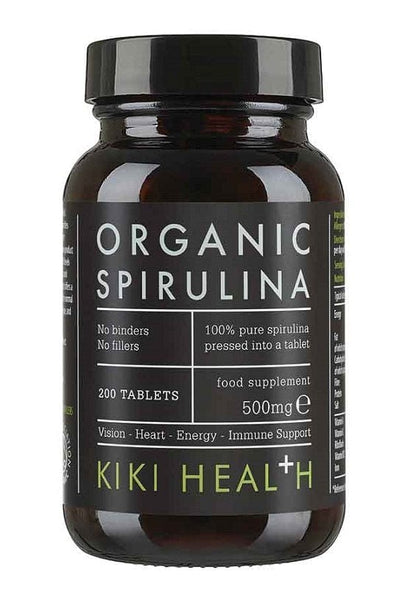 KIKI Health Spirulina Organic, 500mg - 200 tablets