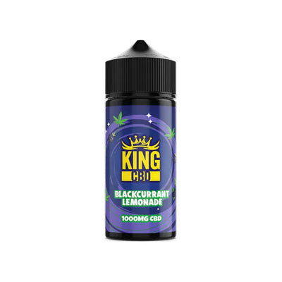 King CBD CBD Products Blackcurrant Lemonade King CBD 1000mg CBD E-liquid 120ml (80VG/20PG) (BUY 1 GET 1 FREE)