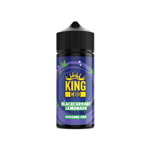 King CBD CBD Products Blackcurrant Lemonade King CBD 1000mg CBD E-liquid 120ml (80VG/20PG) (BUY 1 GET 1 FREE)