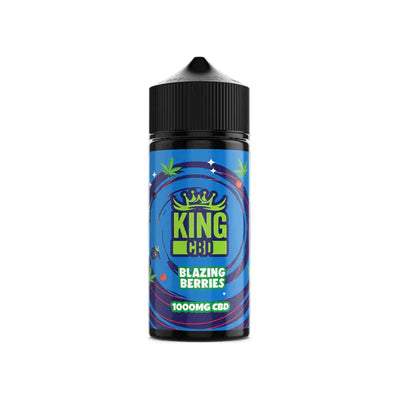 King CBD CBD Products Blazing Berries King CBD 1000mg CBD E-liquid 120ml (80VG/20PG) (BUY 1 GET 1 FREE)
