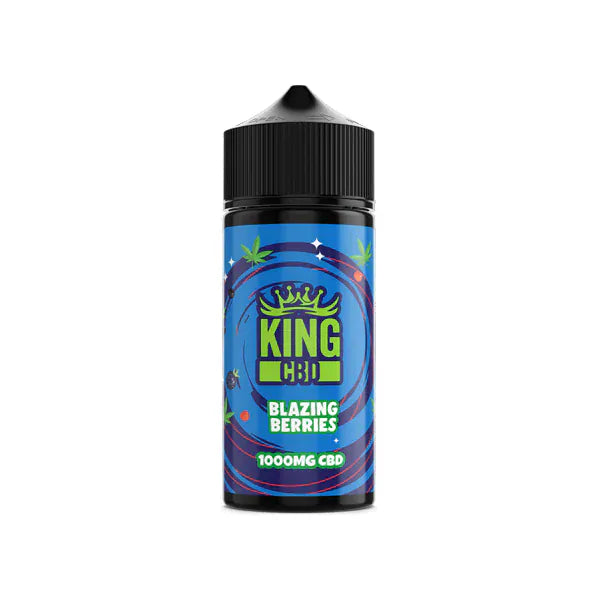 King CBD CBD Products Blazing Berries King CBD 1000mg CBD E-liquid 120ml (80VG/20PG) (BUY 1 GET 1 FREE)