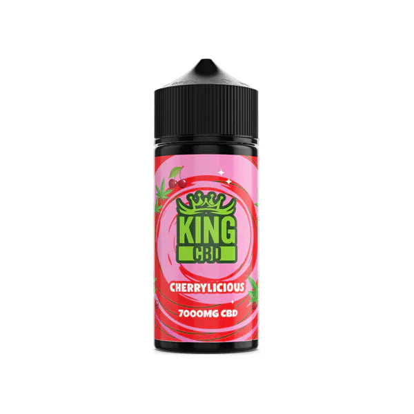 King CBD CBD Products Cherrylicious King CBD 7000mg CBD E-liquid 120ml (BUY 1 GET 1 FREE)