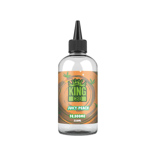 King CBD CBD Products Juicy Peach King CBD 10,000mg CBD E-liquid 250ml (BUY 1 GET 1 FREE)