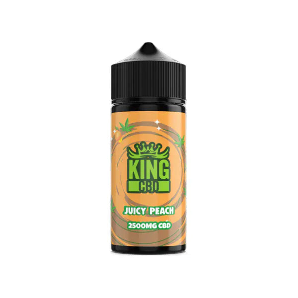 King CBD CBD Products Juicy Peach King CBD 2500mg CBD E-liquid 120ml (BUY 1 GET 1 FREE)