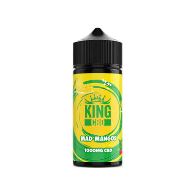 King CBD CBD Products Mad Mangos King CBD 1000mg CBD E-liquid 120ml (80VG/20PG) (BUY 1 GET 1 FREE)