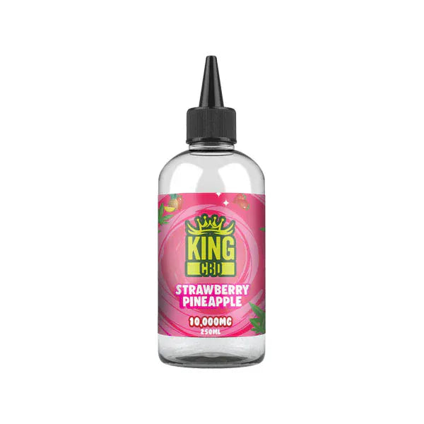King CBD CBD Products Strawberry Pineapple King CBD 10,000mg CBD E-liquid 250ml (BUY 1 GET 1 FREE)