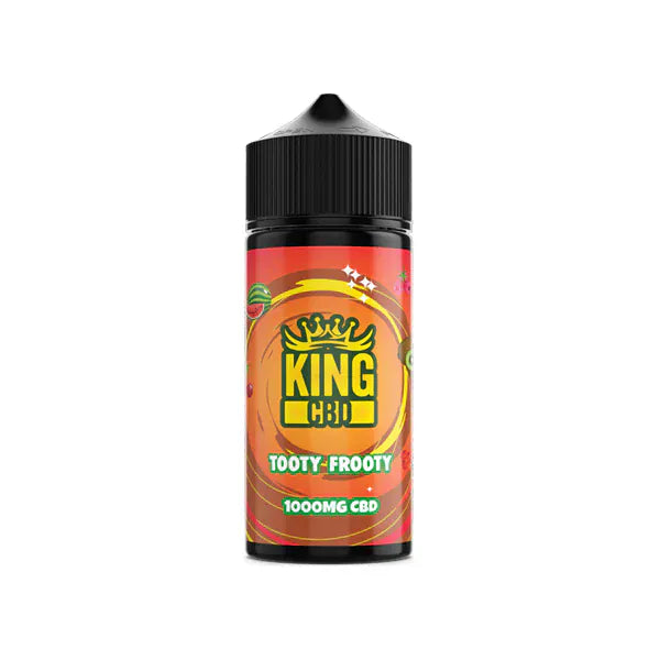 King CBD CBD Products Tooty Frooty King CBD 1000mg CBD E-liquid 120ml (80VG/20PG) (BUY 1 GET 1 FREE)