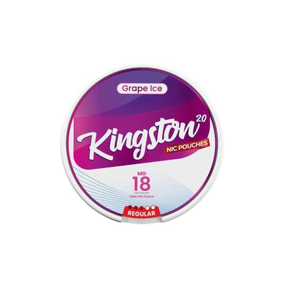 Kingston Smoking Products Grape Ice 18mg Kingston Nicotine Pouches - 20 Pouches