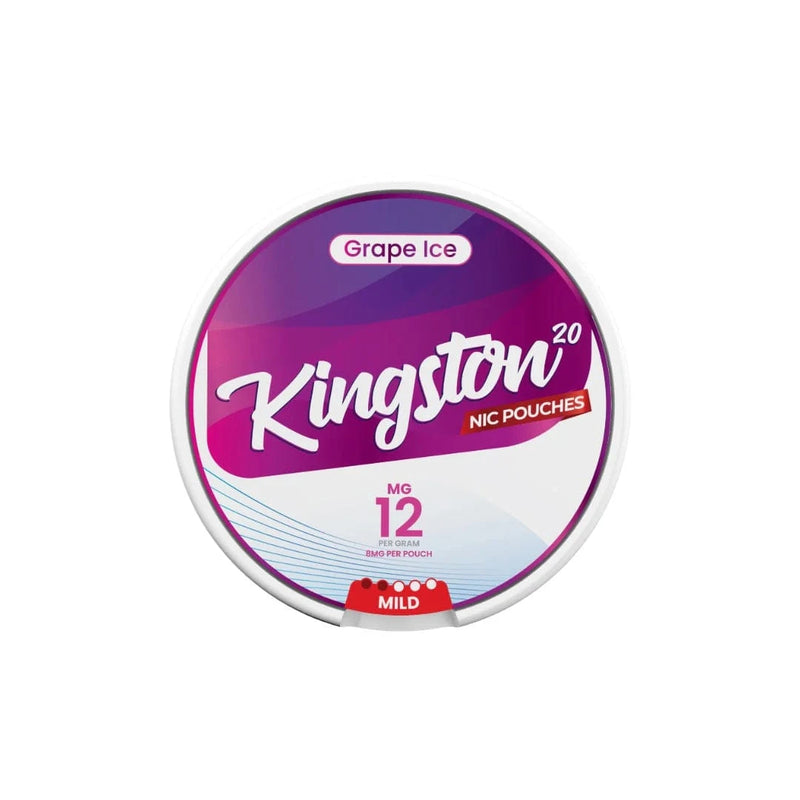 Kingston Smoking Products Grape Ice Kingston 12mg Nicotine Pouches 20