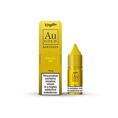 Kingston Vaping Products Banana Ice 10mg AU Gold By Kingston Nic Salt 10ml (60VG/40PG)