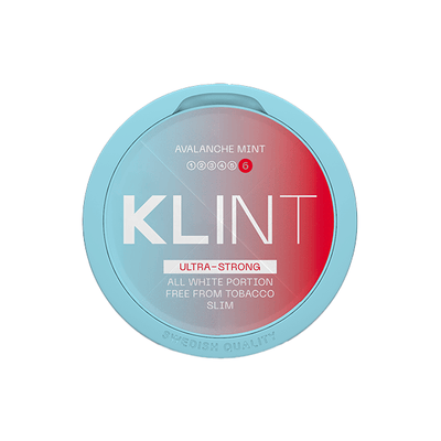 Klint Smoking Products 25mg Klint Avalanche Mint Nicotine pouch - 20 Pouches