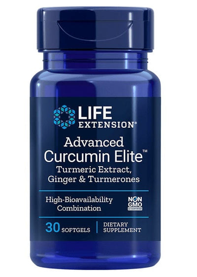 Life Extension Advanced Curcumin Elite Turmeric Extract, Ginger & Turmerones - 30 softgels