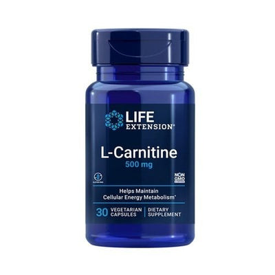 Life Extension Amino Acids and BCAAs L-Carnitine, 500mg - 30 vcaps