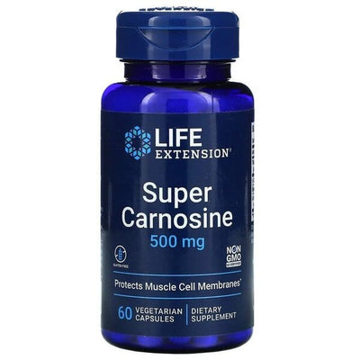Life Extension Amino Acids and BCAAs Super Carnosine, 500mg - 60 vcaps