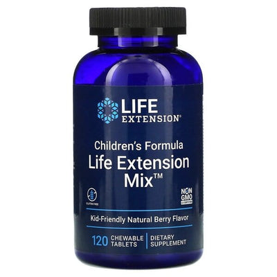 Life Extension Children's Formula Life Extension Mix, Natural Berry - 120 chewable tabs