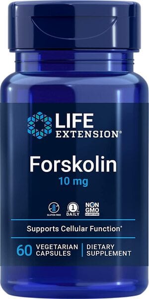 Life Extension Forskolin, 10mg - 60 vcaps