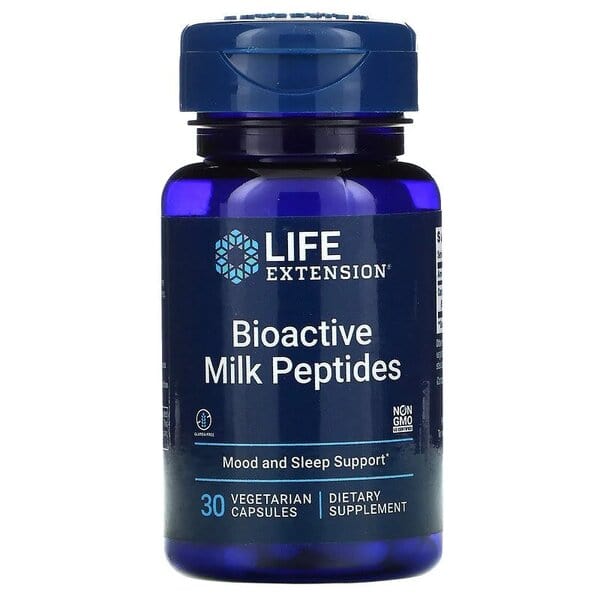 Life Extension Health and Wellbeing Bioactive Milk Peptides - 30 vcaps