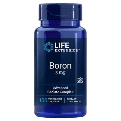 Life Extension Health and Wellbeing Boron, 3mg - 100 vcaps