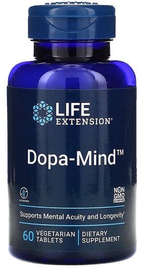 Life Extension Health and Wellbeing Dopa-Mind - 60 vegetarian tabs