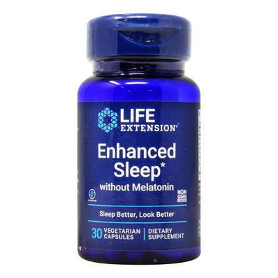 Life Extension Health and Wellbeing Enhanced Sleep without Melatonin - 30 vcaps