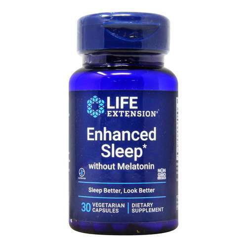 Life Extension Health and Wellbeing Enhanced Sleep without Melatonin - 30 vcaps