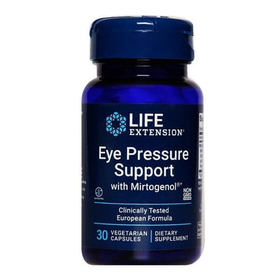 Life Extension Health and Wellbeing Eye Pressure Support with Mirtogenol - 30 vcaps
