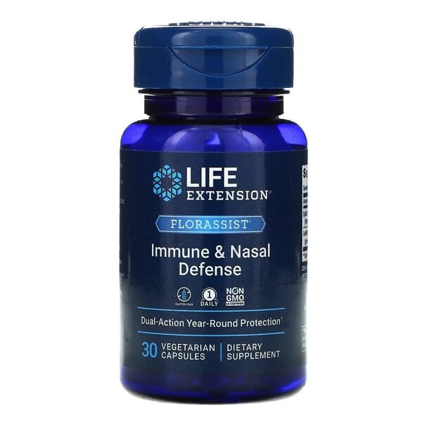 Life Extension Health and Wellbeing Florassist Immune & Nasal Defense - 30 vcaps