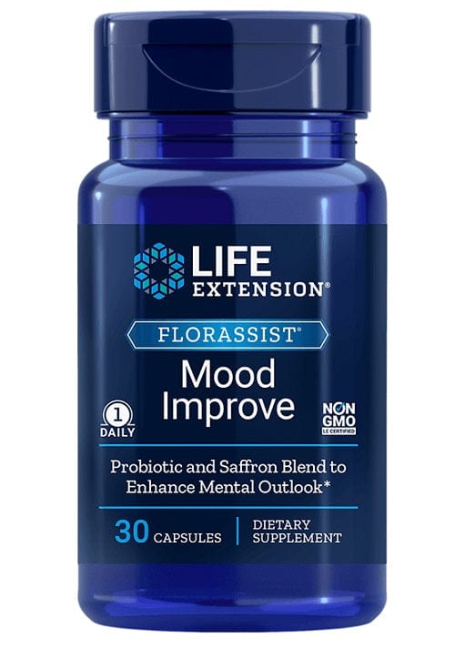 Life Extension Health and Wellbeing Florassist Mood Improve - 30 caps