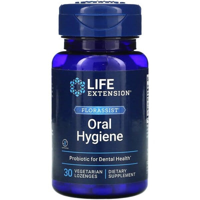 Life Extension Health and Wellbeing Florassist Oral Hygiene - 30 vegetarian lozenges
