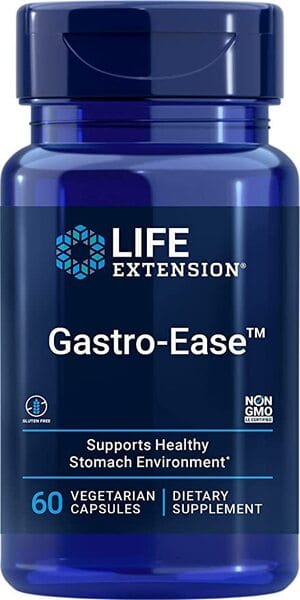 Life Extension Health and Wellbeing Gastro-Ease - 60 vcaps