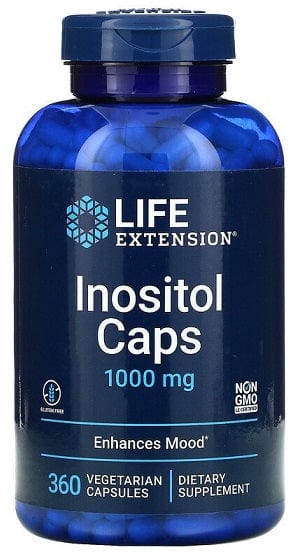 Life Extension Health and Wellbeing Inositol Caps, 1000 mg - 360 vcaps