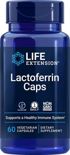 Life Extension Health and Wellbeing Lactoferrin Caps - 60 caps