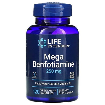 Life Extension Health and Wellbeing Mega Benfotiamine, 250mg - 120 vcaps