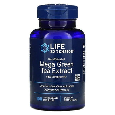 Life Extension Health and Wellbeing Mega Green Tea Extract - 100 vcaps