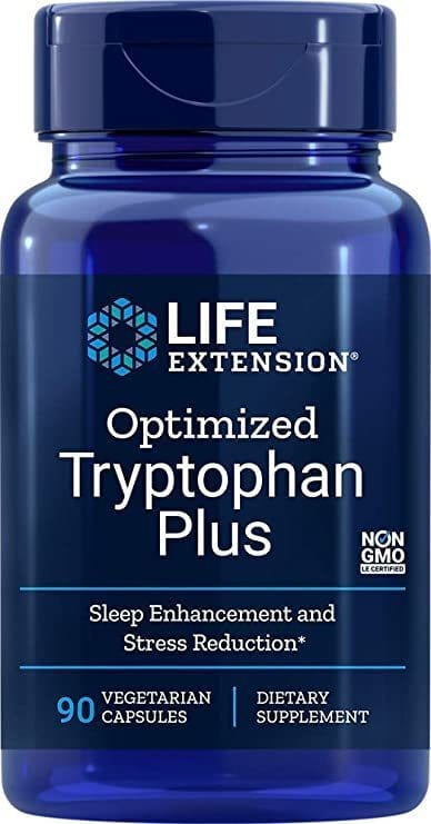 Life Extension Health and Wellbeing Optimized Tryptophan Plus - 90 vcaps