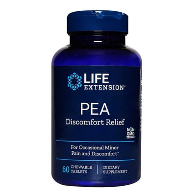 Life Extension Health and Wellbeing PEA Discomfort Relief - 60 chewable tablets