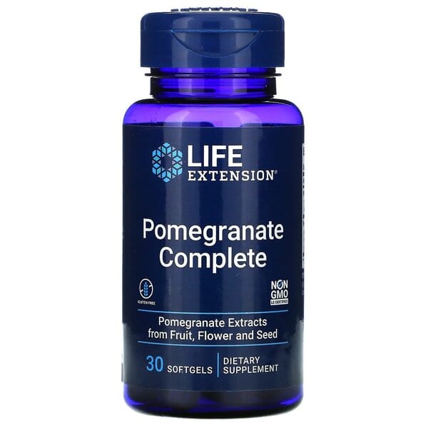 Life Extension Health and Wellbeing Pomegranate Complete - 30 softgels