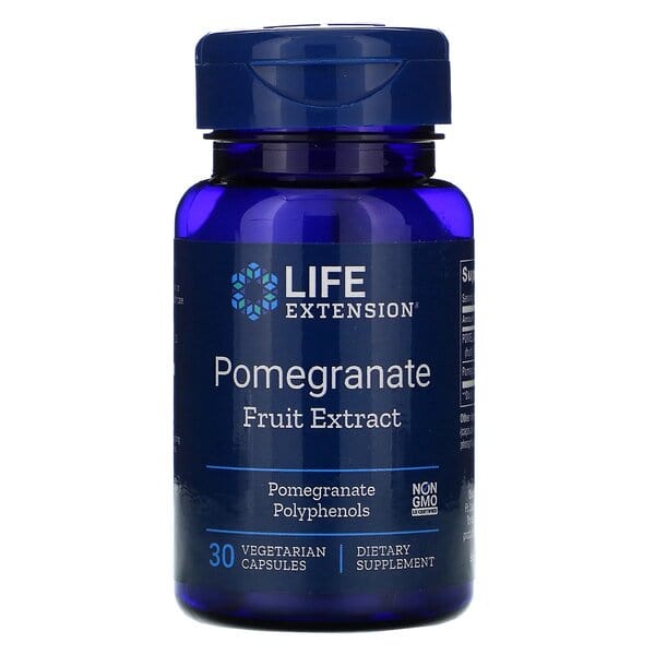 Life Extension Health and Wellbeing Pomegranate Fruit Extract - 30 vcaps