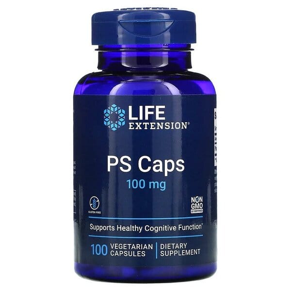 Life Extension Health and Wellbeing PS Caps, 100mg - 100 vcaps