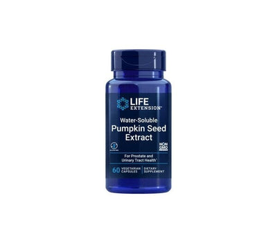 Life Extension Health and Wellbeing Pumpkin Seed Extract, Water-Soluble - 60 vcaps