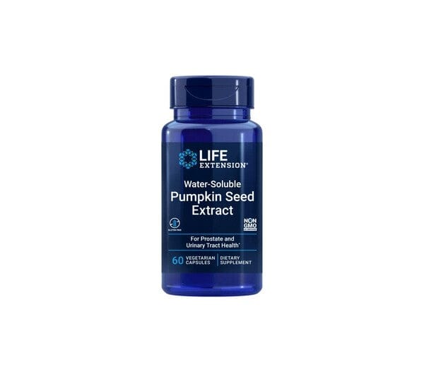 Life Extension Health and Wellbeing Pumpkin Seed Extract, Water-Soluble - 60 vcaps