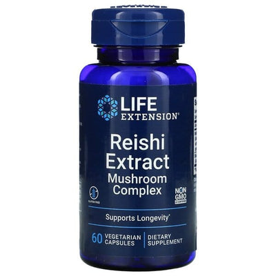 Life Extension Health and Wellbeing Reishi Extract Mushroom Complex - 60 vcaps
